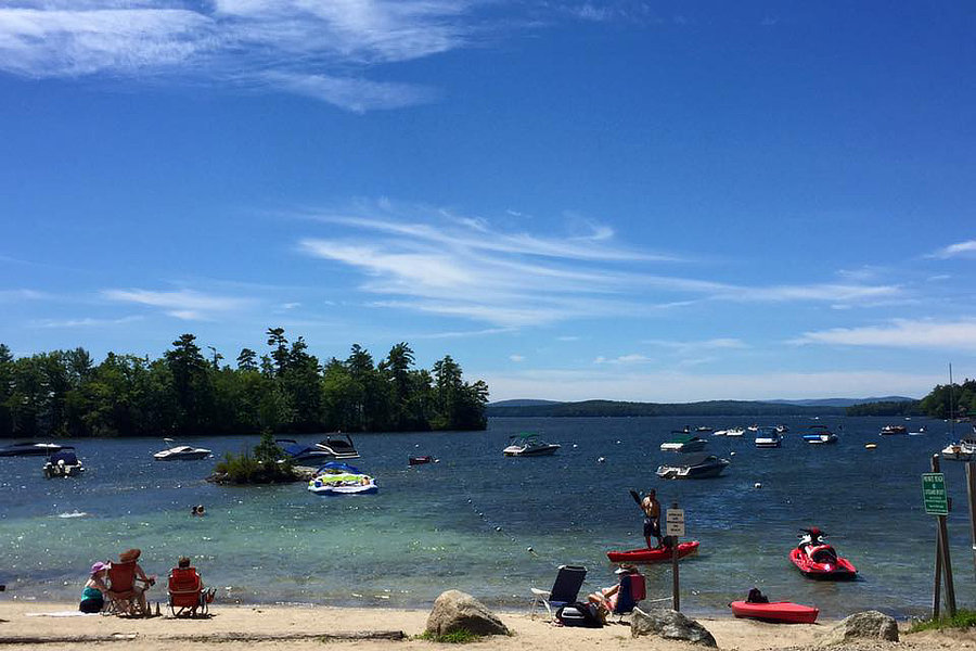 all kinds of watercraft on the bay